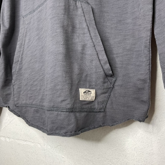 VANS Gray Hoodie Pullover Lightweight Long Sleeve Drawstring Pouch Pocket Sz S - Picture 2 of 7